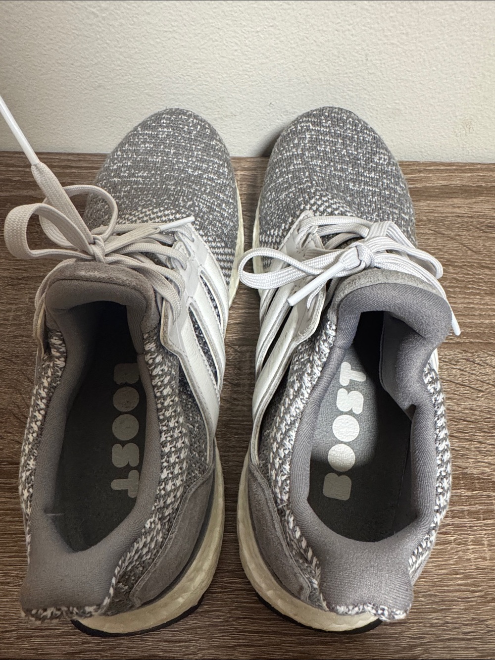 adidas Gray Knit Women's Running Sneakers